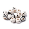 Bright Glazed Porcelain Beads PORC-D300-A13-1