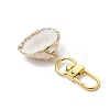 Electroplate Shell Pendant Decorations HJEW-JM03070-5