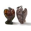 Natural Indian Agate Pendants G-C095-03P-04-2