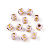 Plating Acrylic Beads OACR-N140-01H-Z-1
