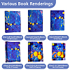 Polyester Book Covers OFST-WH0009-006-3