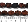 Natural Mahogany Obsidian Beads Strands G-P559-B16-01-5