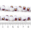 Printing Glass Beads for Necklaces Bracelets Making GLAA-B020-02A-07-5