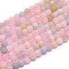 Natural Morganite Beads Strands G-G792-32A-1