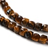 Natural Tiger Eye Beads Strands X-G-B107-B02-02-5