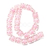 Valentine's Day Handmade Lampwork Enamel Beads Strands LAMP-A001-D04-1-4