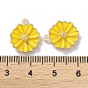 Alloy Enamel Pendants ENAM-O001-07F-G-3