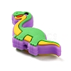 Cartoon Dinosaur Food Grade Eco-Friendly Silicone Focal Beads SIL-Q022-05D-2