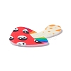 Opaque Printed Acrylic Big Pendants MACR-C008-01D-3