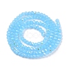 Electroplate Glass Beads Strands EGLA-A044-J2mm-L04-3