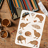 Plastic Drawing Painting Stencils Templates DIY-WH0396-0063-3