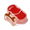 Translucent Resin Cabochons RESI-H147-01G-3