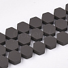 Spray Painted Non-magnetic Synthetic Hematite Beads Strands G-T116-03B-20-1