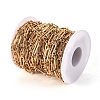 Ion Plating(IP) 304 Stainless Steel Figaro Chains CHS-L022-04G-3