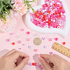 1200Pcs 10 Styles Opaque Plastic and  Opaque Acrylic Beads KY-PA0001-15A-3