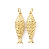 Rack Plating Brass Pendants LS-KK-C021-06G-2