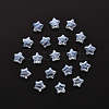 20Pcs Transparent Spray Painted Glass Beads GLAA-YW0001-14-1