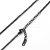 304 Stainless Steel Curb Chain Necklace for Men Women NJEW-K245-015B-2
