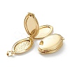 Brass Locket Pendants X-KK-P199-10G-4