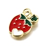 Brass Enamel Pendants KK-Z104-06G-05-2