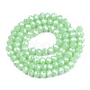 Electroplate Glass Beads Strands X-EGLA-A034-J8mm-A05-2