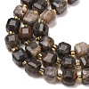 Natural Black Moonstone Beads Strands GG-CBAC972-A08-01-3