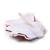Christmas Bell Cloth Snap Hair Clips LS-PHAR-G003-15-3