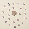 Two Tone Transparent Spray Painted Acrylic Bead X-ACRP-T005-26-8