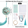 DIY Embroidery Flower Shape Sachet Pendant Decoration Kits DIY-WH0033-57B-2