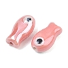 Handmade Porcelain Beads LS-PORC-WH0019-02B-3