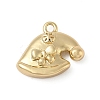 Christmas Brass Charms KK-H521-03G-1
