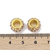 Alloy Rhinestone Clay Pave Beads ALRI-D300-04G-12-3