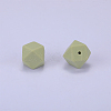 Hexagonal Silicone Focal Beads SI-JX0020A-70-1