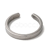 Non-Tarnish 3Pcs 3 Style 304 Stainless Steel Cuff Toe Rings RJEW-G100-05P-01-3