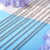 5Yards Alloy Glass Rhinestone Cup Chains AJEW-TA0002-63-5
