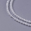 Cubic Zirconia Beads Strands G-F596-48I-3mm-3