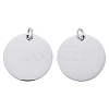 Anti-Tarnish 304 Stainless Steel Pendants X-STAS-I311-32H-P-1