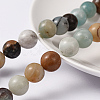Natural Flower Amazonite Beads Strands G-D608-10mm-1
