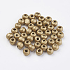 Spray Painted Natural Wood Beads WOOD-Q030-83G-1