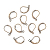Red Copper Brass Leverback Earring Findings X-EC223-R-4