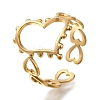 304 Stainless Steel Cuff Rings RJEW-Z074-01G-1