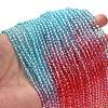 Transparent Painted Glass Beads Strands LS-DGLA-A034-T3mm-A11-2