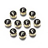 Alloy Enamel Beads ENAM-N052-006-02F-RS-1