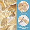 2 Rolls 2 Styles Hot Stamping Velvet Frayed Ribbon OCOR-TA0002-06-4