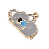 Alloy Enamel Pendants AL-CBA2C8B-01B-G-2