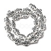 Handmade Printed Porcelain Beads PORC-F005-03B-03-4