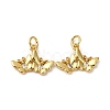 Brass Micro Pave Cubic Zirconia Pendants KK-P308-38G-1