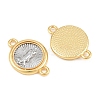Brass Connector Charms KK-CBA56CE-04GP-2