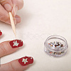 40Pcs 2 Colors Star Alloy Rhinestone Cabochons MRMJ-HY0001-27-5