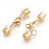 304 Stainless Steel Lobster Claw Clasps STAS-P207-07G-A-2